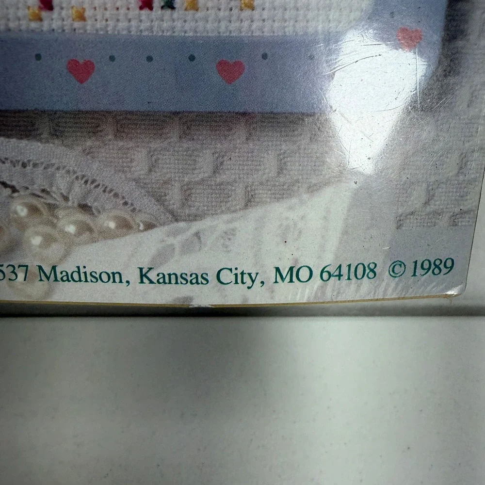 Vtg Designs for Needle 1989 Cross Stitch Kit Geese Self-Cleaning Kitchen 6108